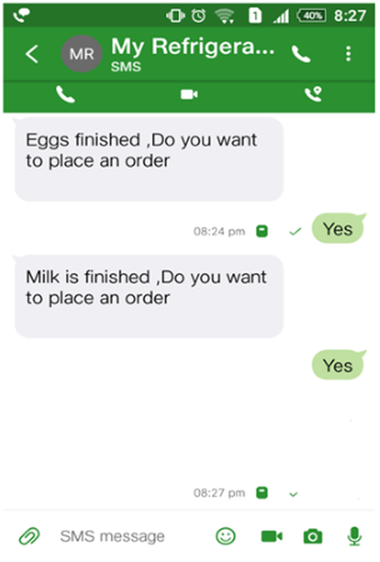 Smart Refrigerator using IoT and Android